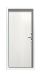 Дверь Termo Ral 9003 Белое дерево 862 вид внутри