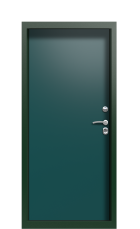 Дверь Termo Del Mare Зеленое сукно 869 вид внутри