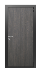 Дверь TermoWood Vesuvio Джут белый 1143 вид снаружи