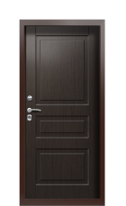 Дверь Termo Decoline light Венге 2 замка Левая вид внутри