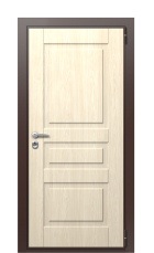 Дверь TermoWood Terma classic ванильный дуб tobacco вид снаружи