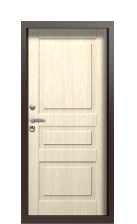 Дверь TermoWood Decoline Ванильный дуб Левая Tobacco
