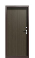 Дверь Termo Ral 8017 Орех американский 1023 вид внутри