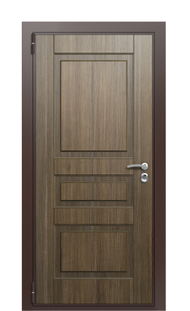 Дверь TermoWood Decoline Ванильный дуб Левая Tobacco