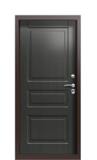 Дверь Termo Decoline premium графитовое дерево vesuvio вид внутри