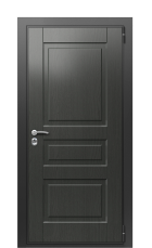 Дверь TermoWood Decoline premium графитовое дерево vesuvio милк вид снаружи