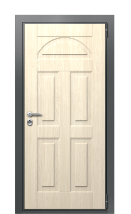 Дверь TermoWood Ral 7043 Ванильный дуб 132