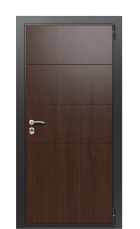 Дверь TermoWood Vesivio Кофейное дерево 843 вид снаружи