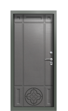 Дверь Termo Ral 9003 Дымчатое дерево 769 вид внутри