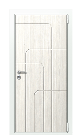 Дверь TermoWood Ral 9003 Ледяной дождь 1022