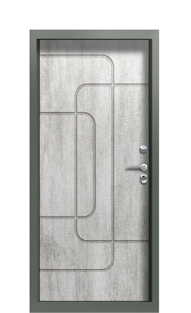 Дверь TermoWood Ral 7009 Джут белый 1227