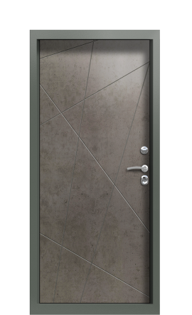 Дверь TermoPlus Ral 9003 Бетон Тёмный 687