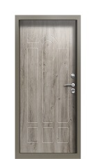 Дверь Termo Ral 8025 Грецкий Орех 120 вид внутри