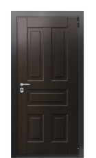 Дверь TermoWood Ral 9005 Венге бонобо 1332 вид снаружи