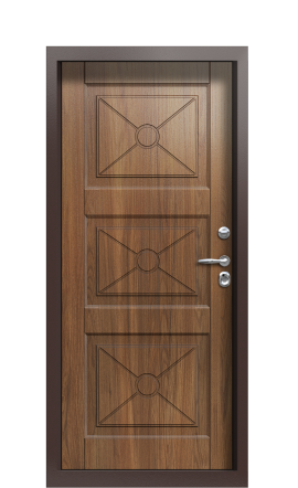 Дверь TermoPlus Ral 8017 Бронзовая лиственница 900