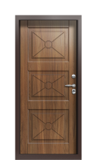 Дверь Termo Ral 8017 Бронзовая лиственница 900 вид внутри