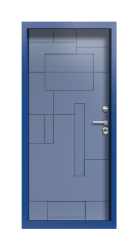 Дверь Termo Ral 9003 RAL 5014 1276 вид внутри