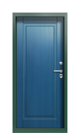 Дверь TermoWood Ral 6028 Темно-синяя 1032