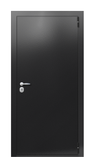 Дверь TermoPlus Ral 9005 Серый Антрацит 1224 вид снаружи
