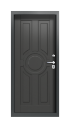 Дверь Termo Ral 7043 Grey matt 1379 вид внутри