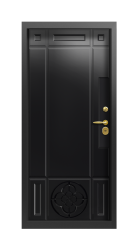 Дверь Termo Vesuvio Ral 9005 1514 вид внутри