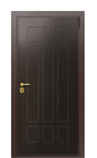 Дверь TermoWood Tobacco Черный гранит 1483 вид снаружи