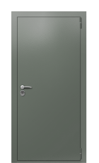 Дверь TermoPlus Ral 7009 Ral 7043 809 вид снаружи