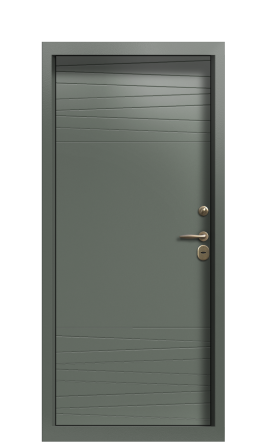 Дверь TermoWood Ral 9005 Ral 5014 697