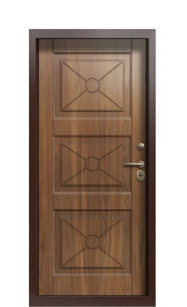 Дверь TermoPlus Decoline Premium Бронзовая лиственница