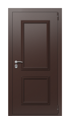 Дверь TermoPlus Decoline classic Милк F001 вид снаружи