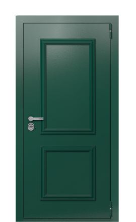 Дверь TermoPlus Ral 6005 Белый Мрамор 219