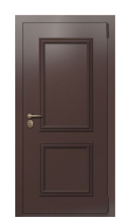 Дверь TermoPlus Ral 8025 белое дерево 494