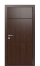 Дверь TermoWood Tobacco Орех американский 1157 вид снаружи