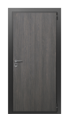 Дверь TermoWood Vesuvio Terma Premium Морадо Черный 2569 вид снаружи