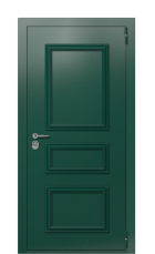 Дверь TermoPlus Ral 6005 Джут 113 вид снаружи