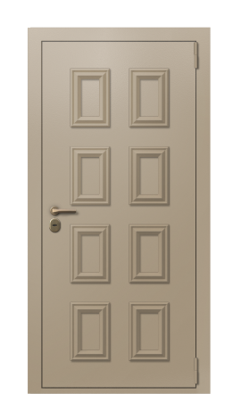 Дверь TermoPlus Ral 1019 Орех Американский 338