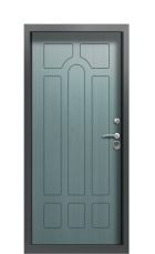 Дверь Termo Ral 7043 Серый Туман 1220 вид внутри