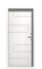 Дверь Termo Ral 5005 Белое дерево 70 вид внутри