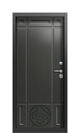 Входная дверь TermoPlus Vesuvio Графитовое дерево 1370