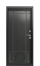 Дверь Termo Vesuvio Графитовое дерево 1370 вид внутри