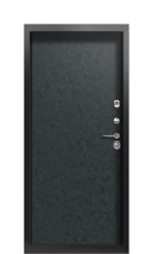 Дверь Termo Ral 9005 Terma Premium Черный гранит 2685 вид внутри
