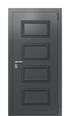 Дверь Termo Ral 7043 Kale 1007 вид снаружи