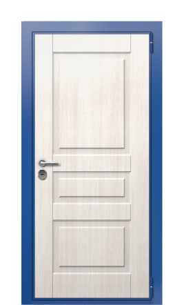 Дверь TermoWood Ral 5005 Граб белый 1466