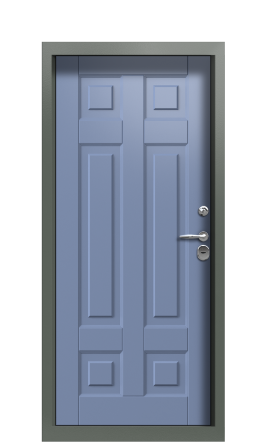 Дверь TermoWood Ral 7009 Ral 5014 1505