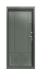 Дверь Termo Ral 8017 Ral 8025 782 вид внутри