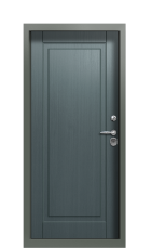 Дверь Termo Ral 7009 Пепельный 1282 вид внутри