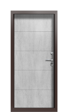 Дверь Termo Ral 8017 Джут белый 1487 вид внутри