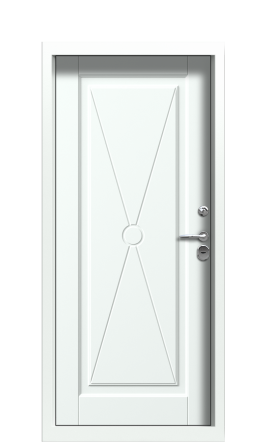 Дверь TermoWood Ral 9003 Белая Эмаль 119