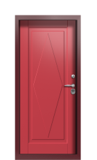 Дверь Termo Ral 9003 RAL 3031 1281 вид внутри