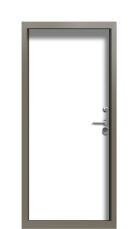 Дверь Termo Ral 7006 RAL 7002 1246 вид внутри